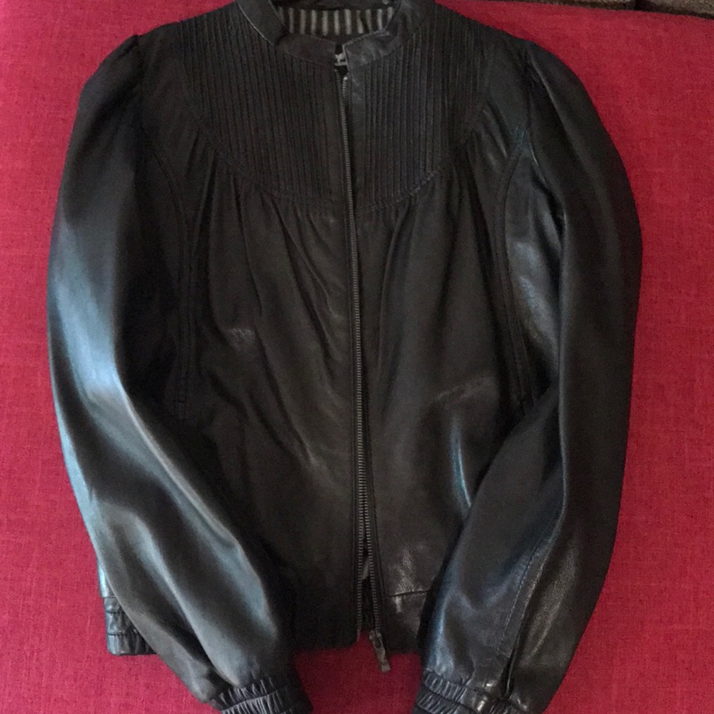 Genuine Leather Moto Jacket